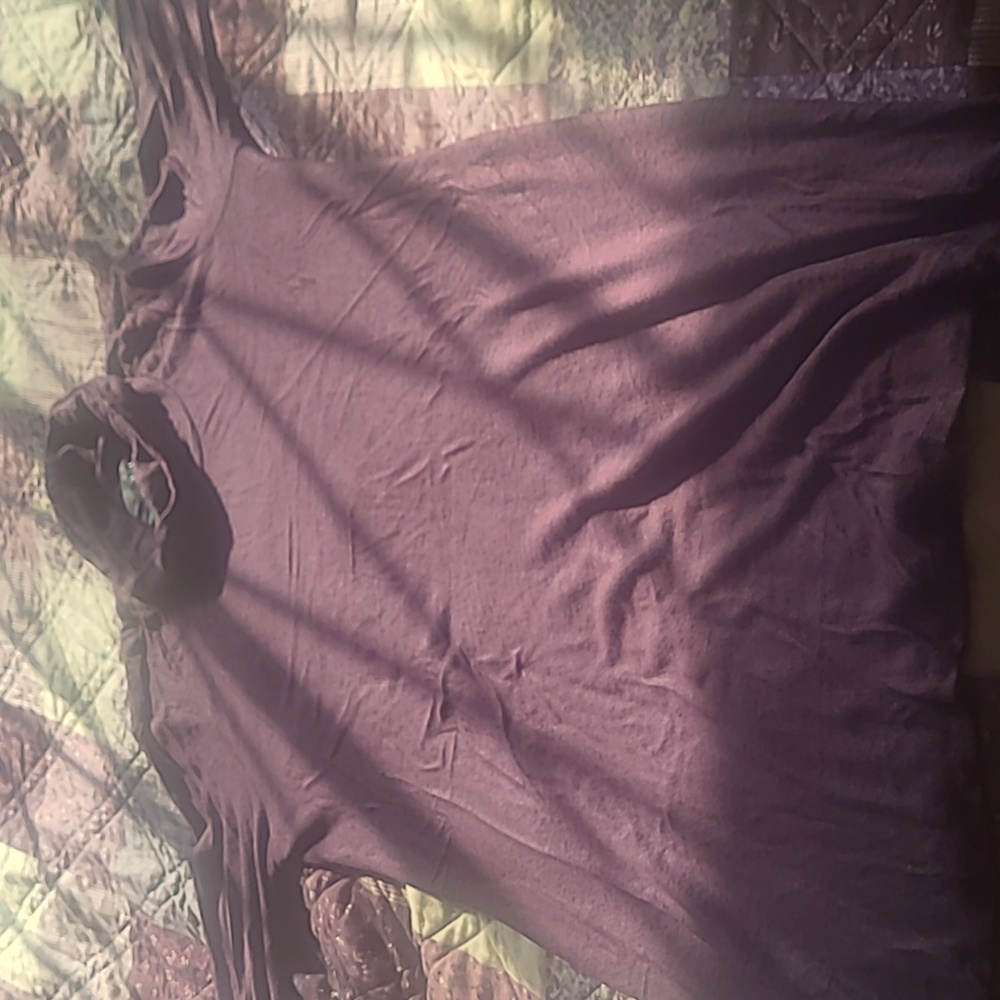 Purple sweater dress size large